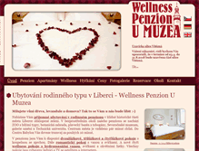 Tablet Screenshot of penzionumuzea.cz